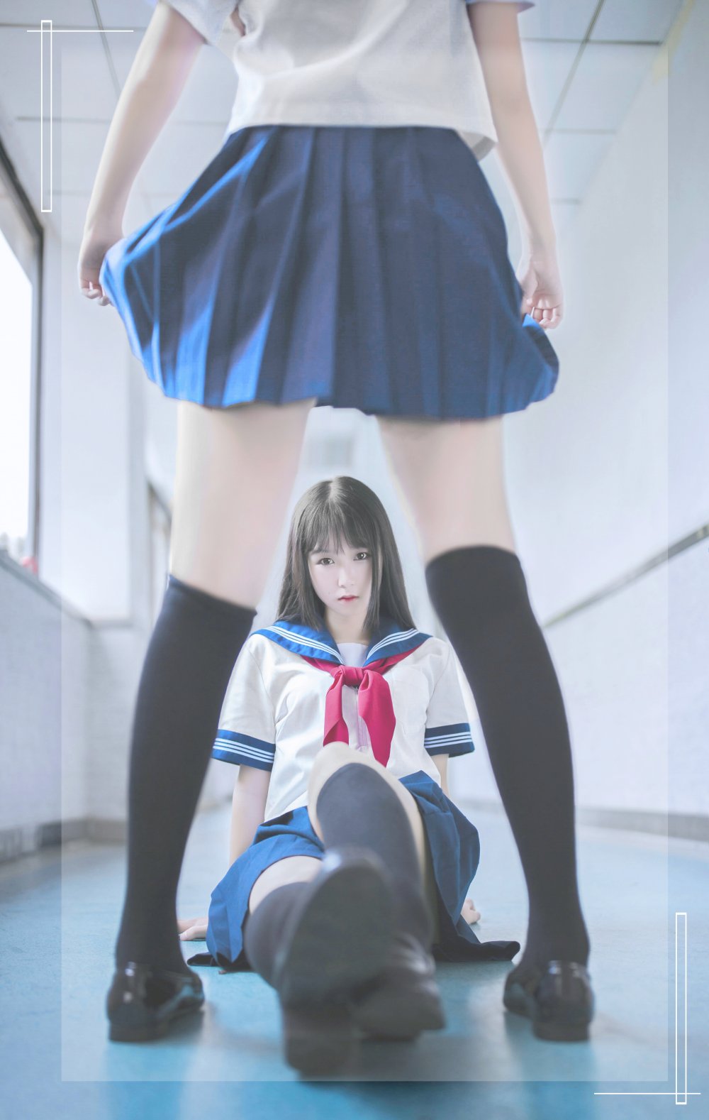 教師裡的學生裝百合[29P]