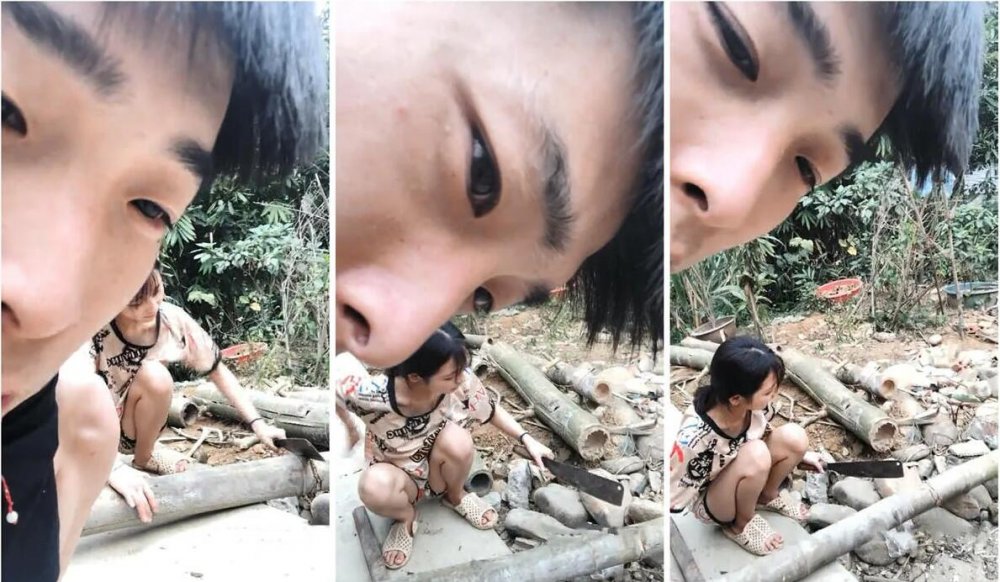 農村裡身材相貌極品 楚楚可憐的妹子既要劈柴幹活 還要滿足窩囊老公的性需求。