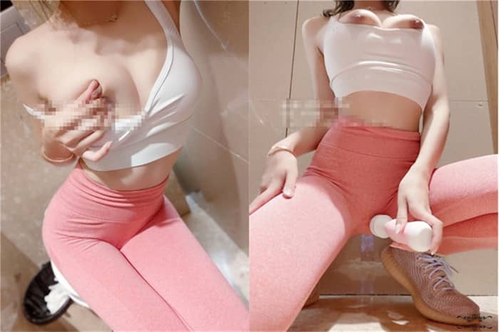 爆乳女神『娜美妖姬』 紅色運動褲誘惑 爆乳豐臀翹挺呻吟招操