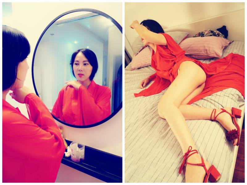 [國模資源] 極具韻味的絲襪小少婦和閨蜜與攝影師互相玩弄