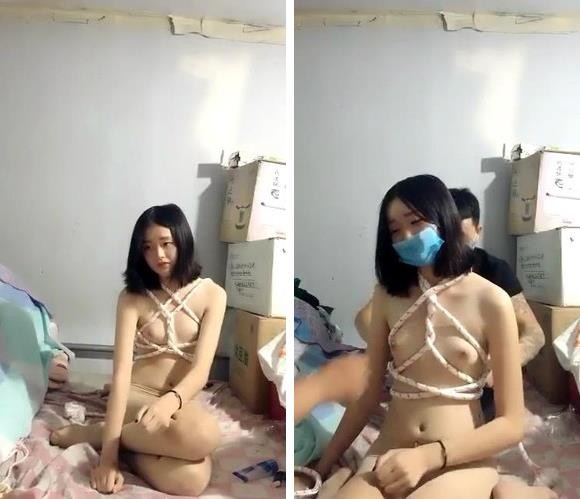 顏值不錯貧乳萌妹子第四部-玩SM繩子捆綁打屁股道具插BB不要錯過