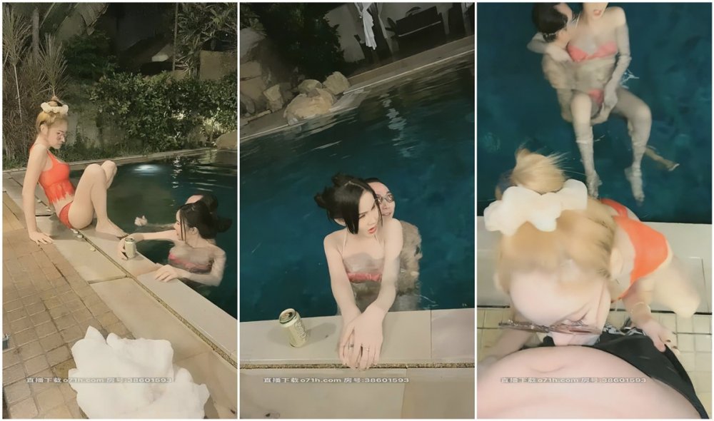 土豪胖導演的性福生活，泳池別墅豪宅，嫩模左擁右抱，淫亂刺激