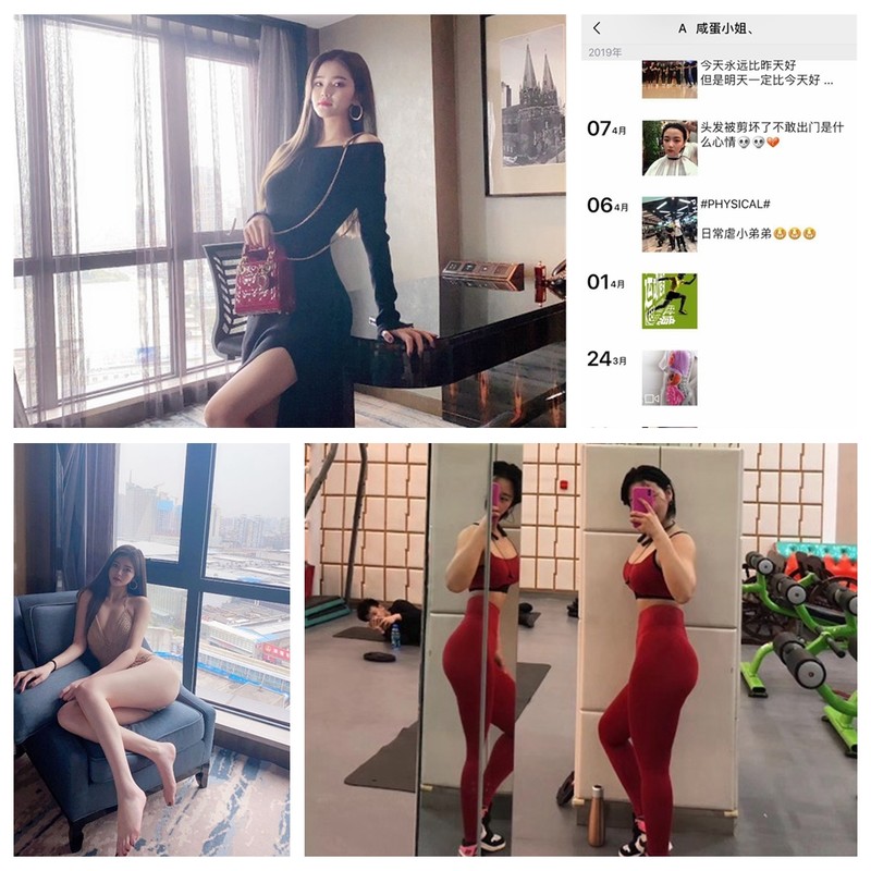 上海健身美女【鹹蛋小姐】視圖流出，這身材練的真俊，翹得翹 肉的肉，艹起來舒服極了 43P1V