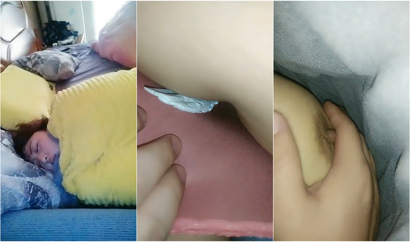 深夜老婆都睡著了，精力旺盛老哥把媳婦又拉起來啪啪，吃奶子挖BB，把媳婦弄流水