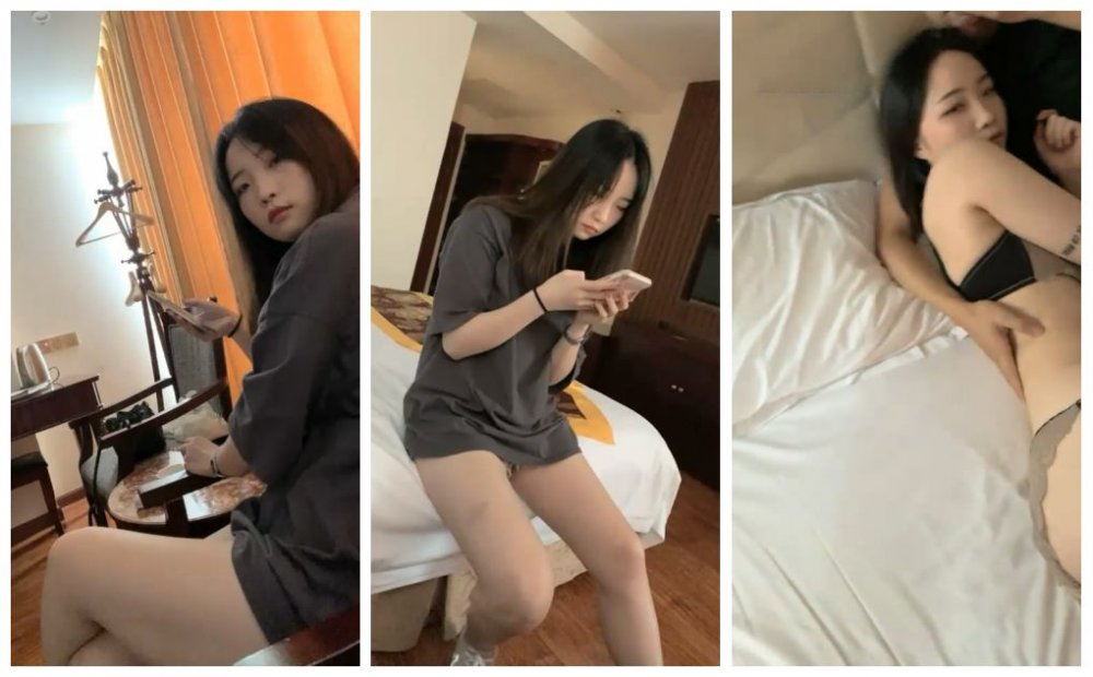 極品高顏值清純小靚妹被男友帶到酒店后讓好友去插她-，自己在旁邊拍攝，