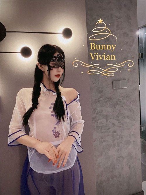 【極品反差婊】推特女神愛絲襪Vivian姐定製版主題系列-民國小姐姐 穿越時空的愛戀 制服誘惑各式操
