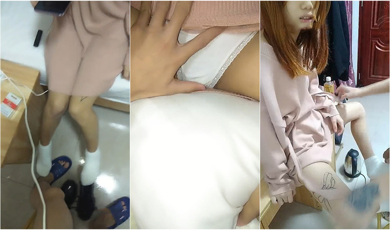 鄉下OO後小情侶亂插日常，金髮妹子年紀不大，人卻很臊，被大屌快速抽插流白漿