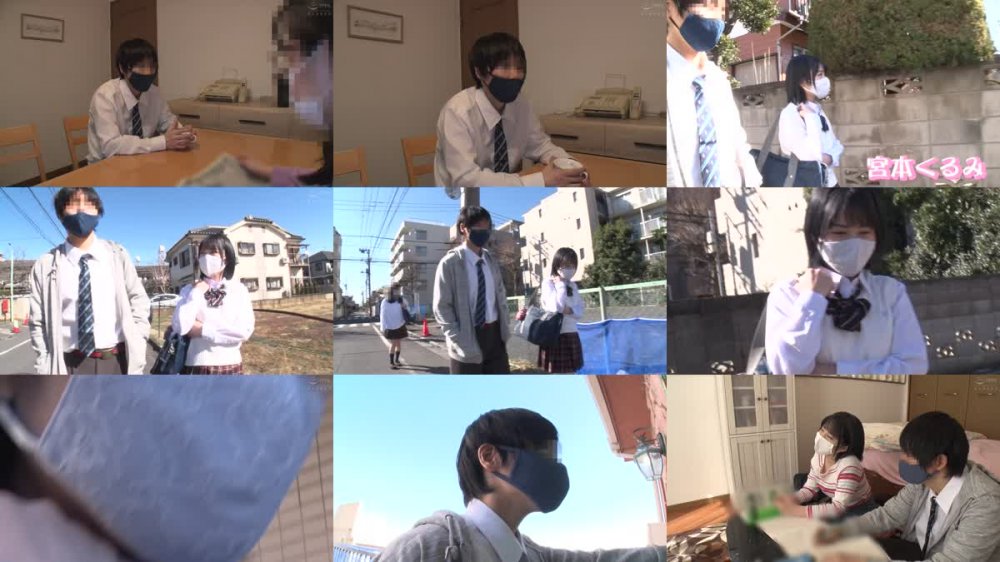 +++ [HD] HUNTB-041 SEXのハードルが高い世界『キ…キス～！？』SEX自体が禁止されている世界で唇をマスクから出す事も、わいせつ物陳列罪として違法とされてるのに