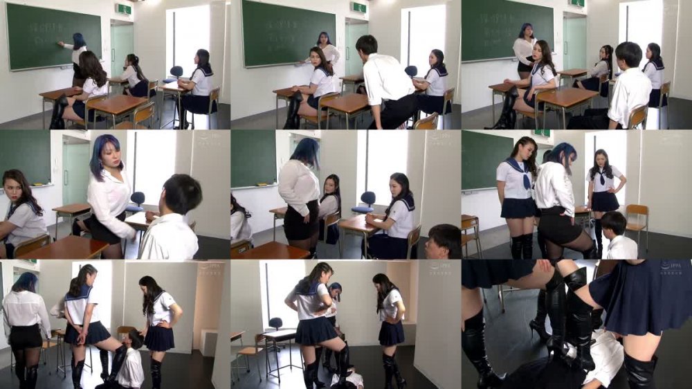 +++ [HD] QRDA-130 S女生徒会 集団脚責め