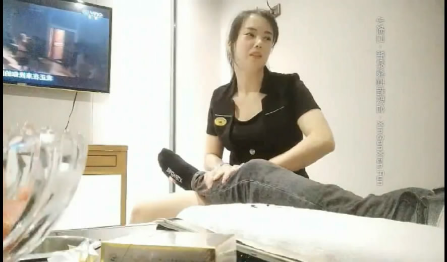 按摩店小粉燈村長足療按摩店撩妹良家少婦女技師賓館開房沒花多少錢就搞掂了