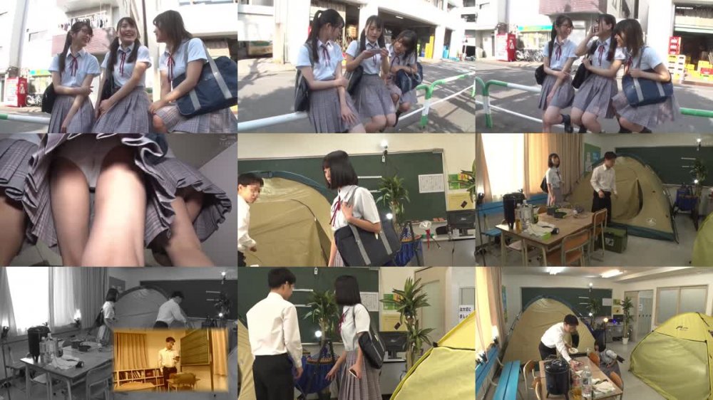 +++ HUNTB-065 「教室で何してんの？キャンプ？ウチらもやっちゃう？」狭いテントで密着濃厚SEX！女子5人に男はボク1人のドキドキ青春！教室キャンプ！