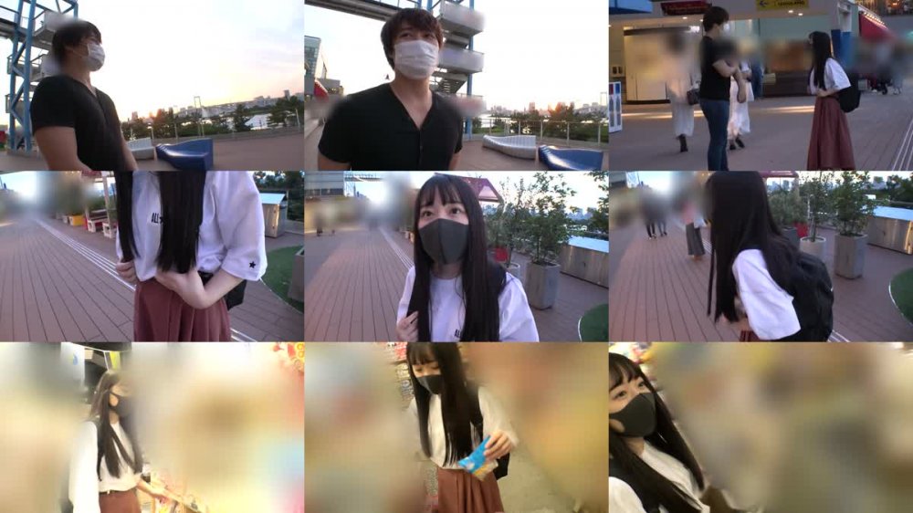 +++ [HD] 200GANA-2527 マジ軟派、初撮。 1672 【黒髪ロングストレート】男ウケ抜群のきゃわわなJDをナンパ！軽くおっぱい触られただけでパンツぬれぬれにしちゃうムッツリ娘は吐息を漏らして淫らに喘ぐ…