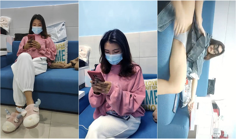 極品消瘦小哥約個時尚氣質妹子到家啪啪，張開大長腿玩弄妹子嫩鮑，連乾兩P才算爽