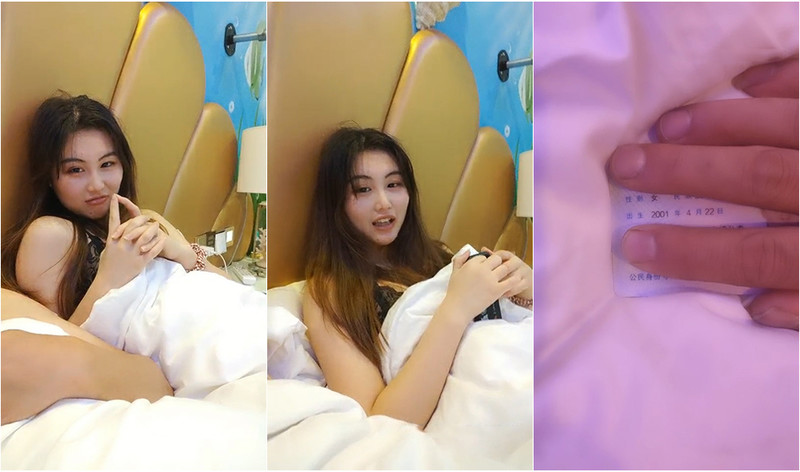 01年高顏值清純學妹課餘兼職拍大遲度寫真，拍完照片加價跟攝Y師啪啪