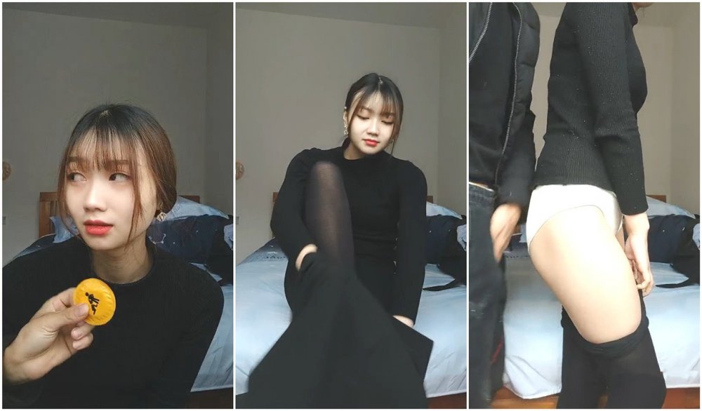 一臉猥瑣的小夥竟然有個這麼漂亮的女朋友 穿上黑絲掰開鮑魚 啪啪啪 真讓人羨慕