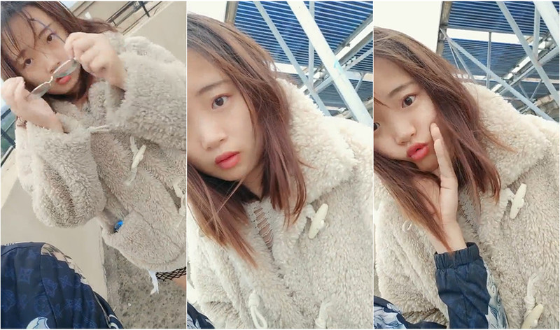 學校宿舍樓頂帶著清純呆萌小女友啪啪，一邊趴在樓邊緣，後面快速抽送，很刺激