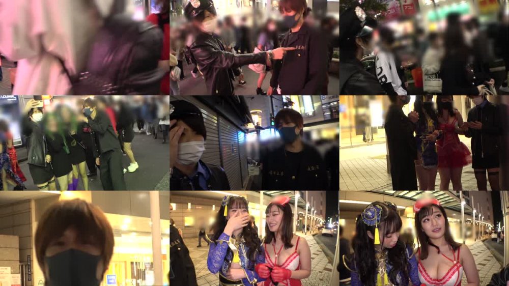 +++ [HD] 200GANA-2613 【渋谷ハロウィン2021】二人組コスプレ美女をナンパ成功！Hカップの爆乳についつい目がいってしまうエロナースは甘えたがりのヤリたがりで…おっぱいを振り乱しイキまくる姿がハッピーハロウィンすぎる！！
