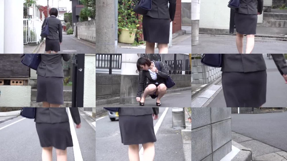 +++ KRU-138 街行く美人OLのむっちむちお尻パンティライン＆パンチラ盗撮動画