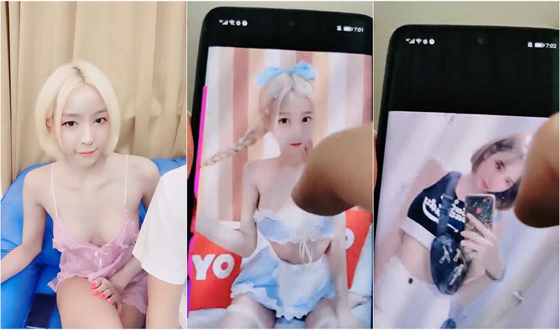 短髮氣質小妮子，情趣透視裝和國內畸形大J8哥激情啪啪，這大吊插進去都費勁