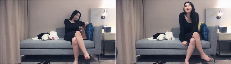 老哥約啪圓臉美少婦，從沙發搞到床上，大哥正興起，被小姐姐催促到點了，快射