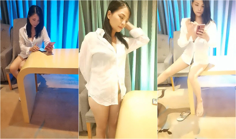 酒店開房約啪H子剛滿月還在哺R期人妻，奶子可以噴出奶水，背著老公出來偷吃