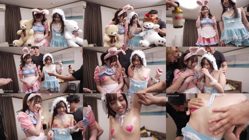 +++ [FHD] 413INSTC-265 【美少女生ハメ種付け会】うさぎちゃん女子大生♀2匹に精子オジサンが金玉からっぽになるまで全力の種付け個人撮影