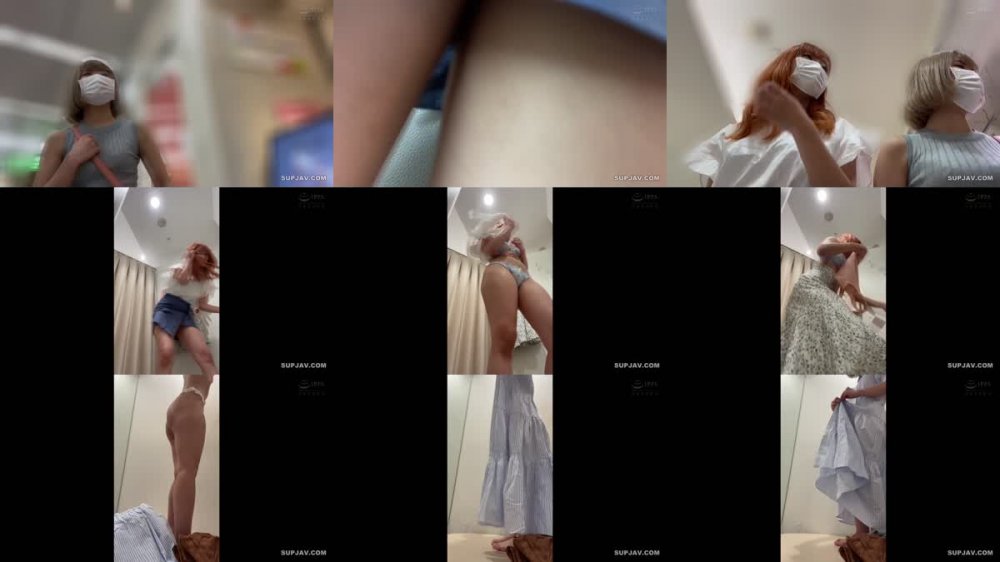 +++ [FHD] 467SHINKI-098 【盗撮】【試着室】【美容師援助】【レズキス中出し逆3P】Mちゃん&Rちゃん