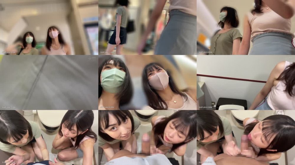 +++ [FHD] 467SHINKI-101 【スカート内盗撮】【公衆トイレ】【生ハメ3P】Hちゃん&Rちゃん