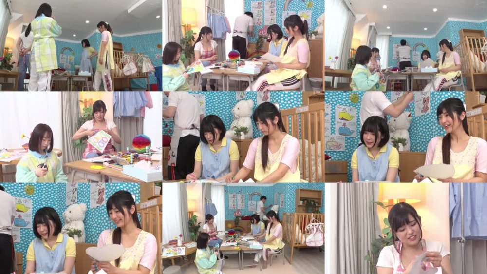 +++ HUNTB-334 無防備に透けている下着はワザと？同僚の保母さんのパンツが透けてて超絶フル勃起！絶対に誘惑しているとしか思えずガン見していたら勃起がバレて…