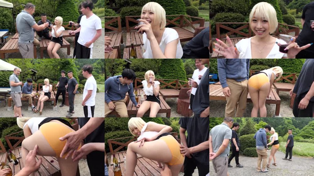 +++ [FHD] GMJK-003 野外露出大乱交 変態露出サークルにて金髪少女がイキまくり潮吹きまくり！！ 乙アリス