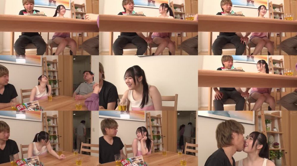 +++ [FHD] HUNTB-351 『あっダメ！激しく突いたらバレちゃう…』義妹がロングスカートの中でこっそり即ハメ要求！親の目の前でバレずにドキドキのこっそり連続イキ！3