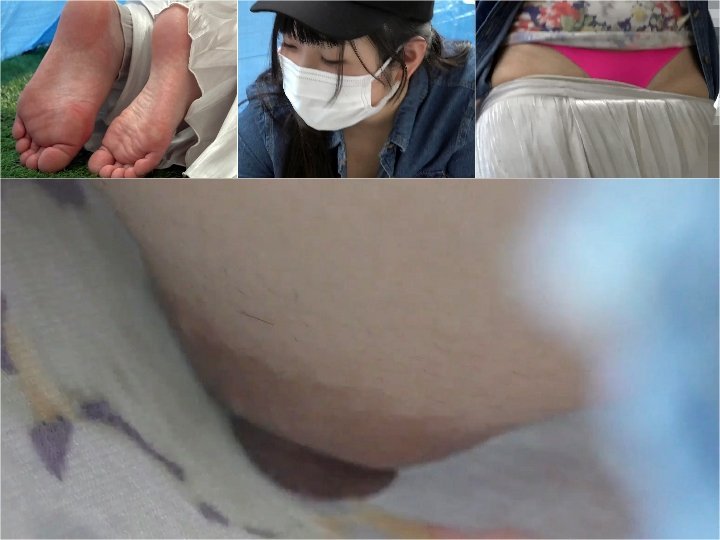 mama4 《！！ ハプニング大賞！！ 》《踏まれたロンスカでママ転倒》《丸出しデカ尻&陰◯飛び出しTバック》