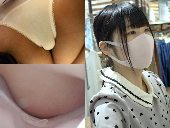 sspd86p 大股開腳でパンツモロ見え萌系店員のパンツ|お胸もガッツリ盗撮パンチラ盜撮