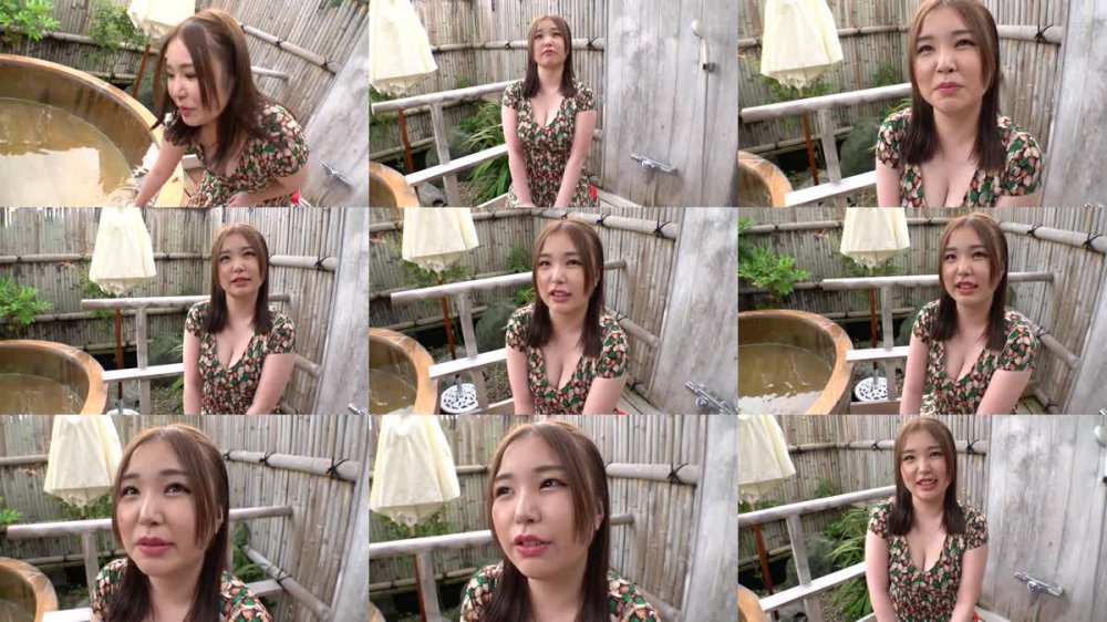 +++ [FHD] BANK-095 巨乳人妻温泉デート 超敏感体質デカ尻Jカップ朱里29歳