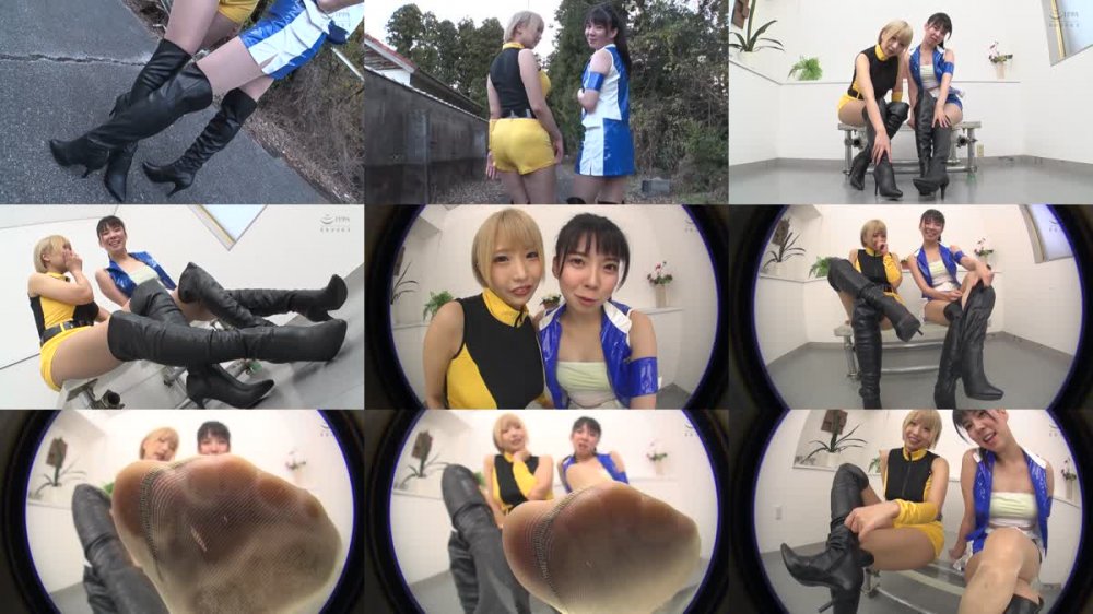 +++ [FHD] EVIS-431 レースクイーンの汗蒸れパンストダブル足コキ