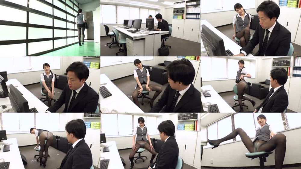 +++ [FHD] DOKS-570 美脚がすぎるOLの誘惑黒パンティストッキング 南いろは