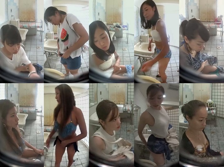 15328484 2019海の共同トイレ若い子もお姉さんも