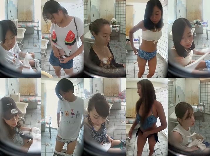 28104386 2019海の共同トイレ若い子もお姉さんも