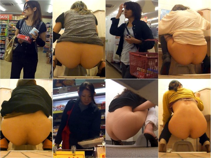 28104117 20代から50代まで全10名中大4名 和式盜撮