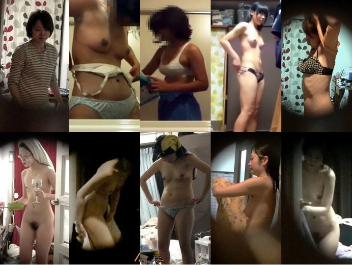 digi-tents_home_100 次女c2 発育途上のカラダを隠し撮り， お風呂前の❤お著替え中です ❤