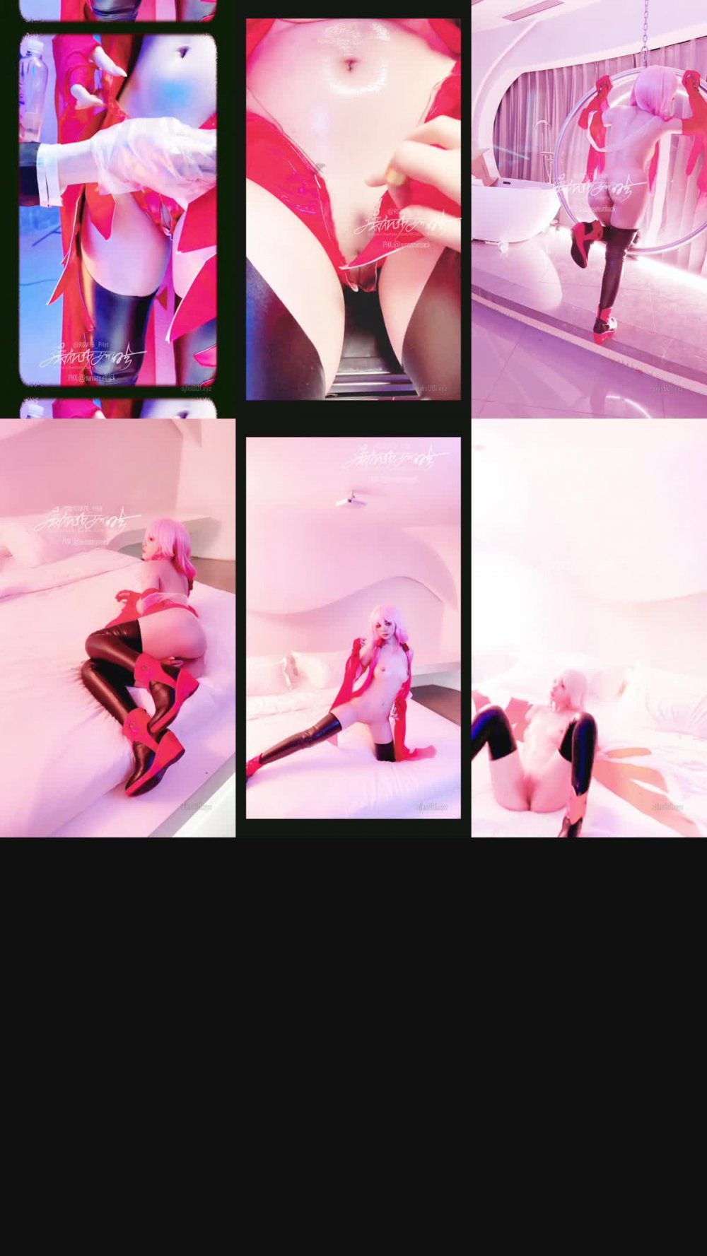 【超美高端❤️罕見露臉露點】極品CosPlay爆機少女【喵小吉】六月新作《罪惡王冠》首次唯美情侶雙打