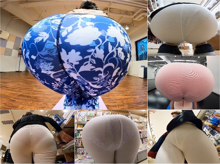 【FullHD】白パンにド派手な高級パンティーしっかり透けさせてお買い物する爆尻, 【ヨガ動画】生徒さんに大人気で予約をとるのも大変なインストラクターさんの突き尻たっぷり, 【FullHD】本人だけが「大丈夫、透けてない」と勘違いしちゃってるガン透け爆尻