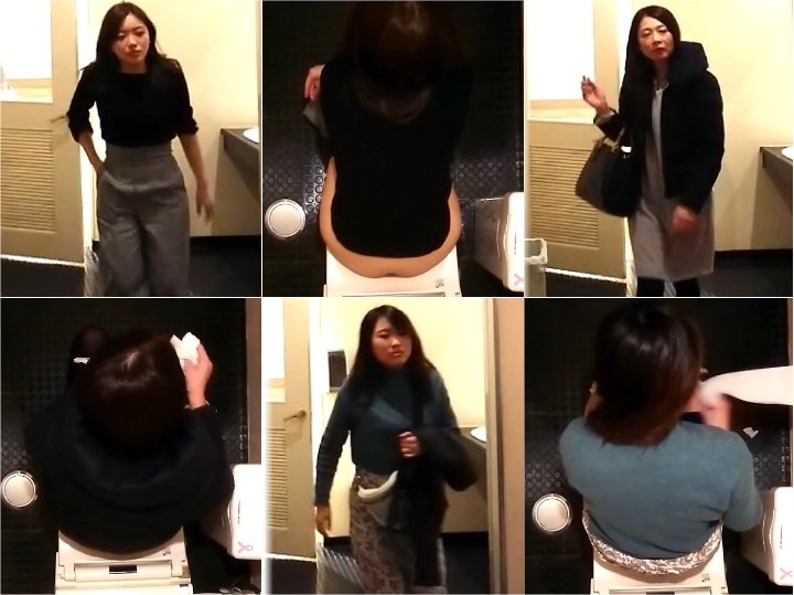 暴飲暴食？ 放尿後に無理やり嘔吐するお姉さん2名 全3名