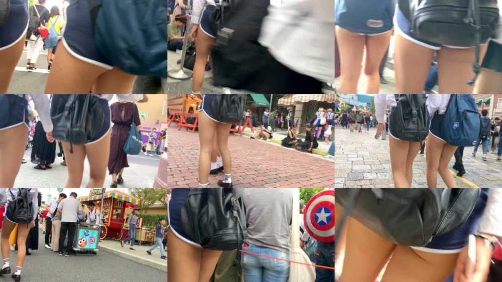 学習帳ノートを買いに來たSSS級☆し〇むらで美腳S姉妹と奇跡の出会い♪etc 低空8本