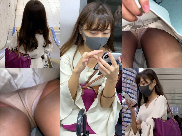 【最高傑作】可愛すぎる美腳お嬢様の純白パンツを盜撮！ 顔出し！ 女子大生