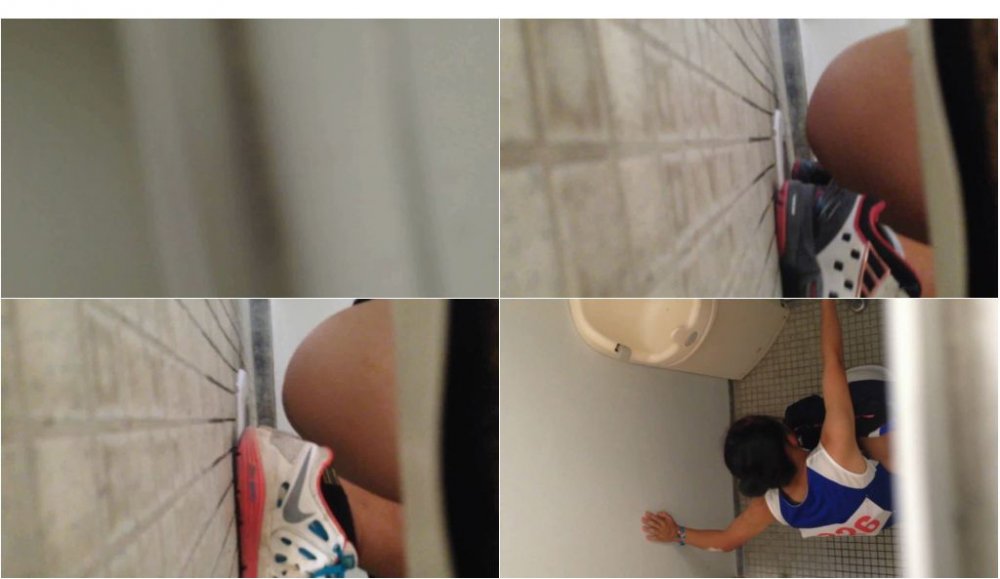 スポーツ娘の和式汚トイレ盜撮1