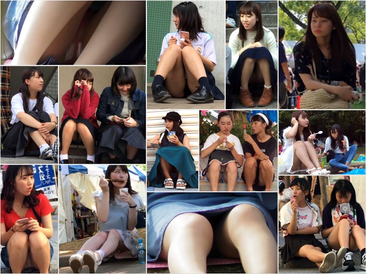 Gcolle_Upskirt_56 ゆるふわワンピ女子のちらちら動画