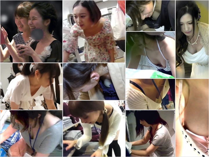 Downbluse_40 【HD】ご祝儀胸チラパンチラHD vol.6， おっぱい狙いました。 美乳・美乳輪！　水著から乳首がポロリ！