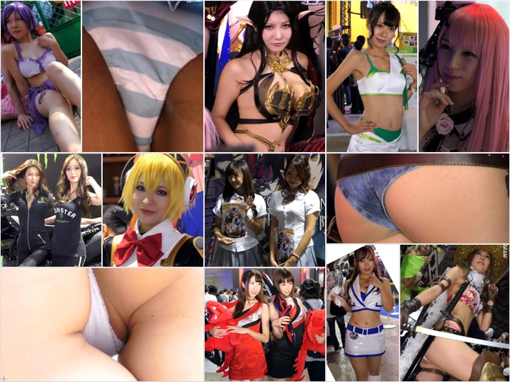 Cosplay_23 東京ゲームフェスティバル2018 FULL HD， コスプレイヤーのパンツ撮れました9， コスプレイヤーのパンツ撮れました11