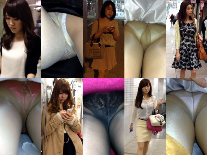 Gcolle_Upskirt_23 Full HD bomb132_スタイル抜群超絶美人八頭身OL階段めくりエスカ逆さ